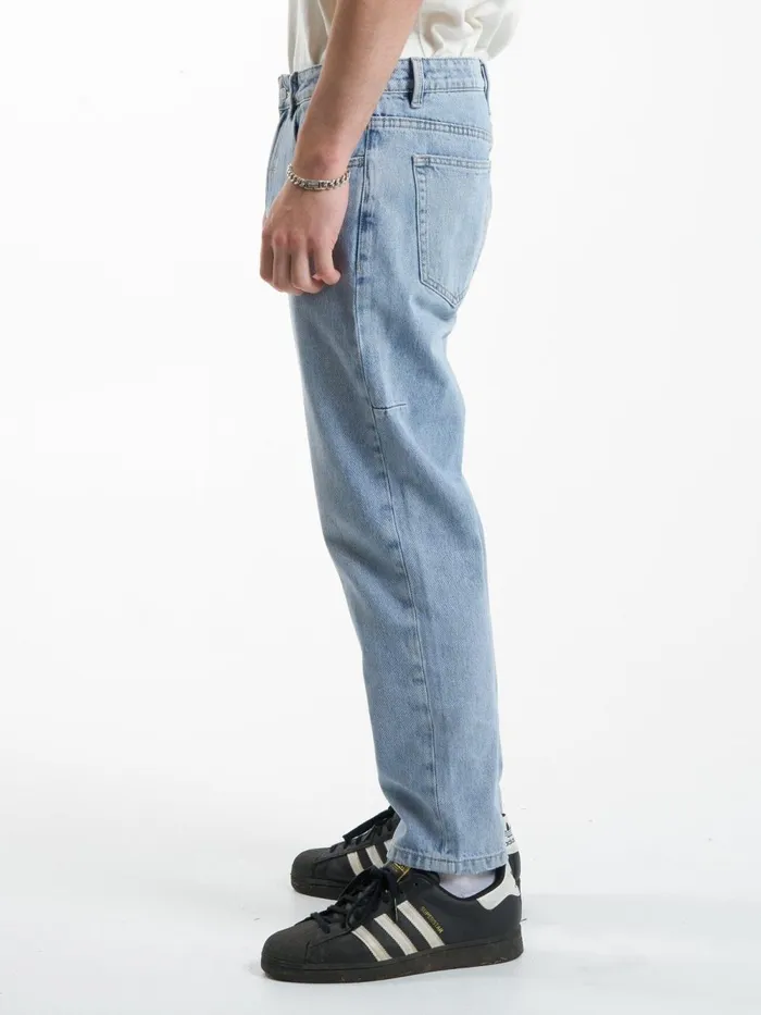 Mens Chopped Denim Jean Endless Blue Thrills Denim