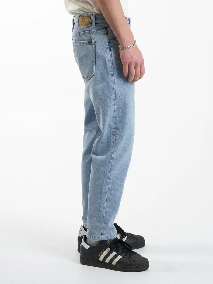 Mens Chopped Denim Jean Endless Blue Thrills Denim