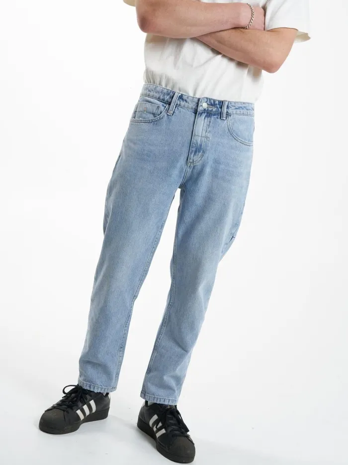 Mens Chopped Denim Jean Endless Blue Thrills Denim