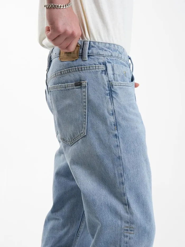 Mens Chopped Denim Jean Endless Blue Thrills Denim
