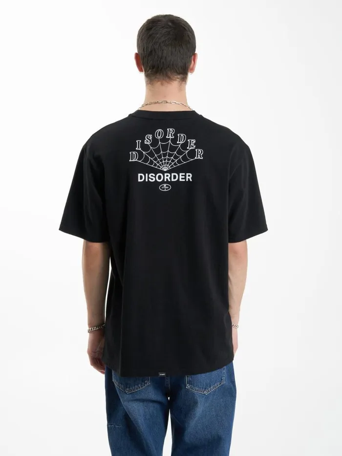 Mens Disorder Disorder Oversize Fit Tee Black Thrills Tees and Tank Tops