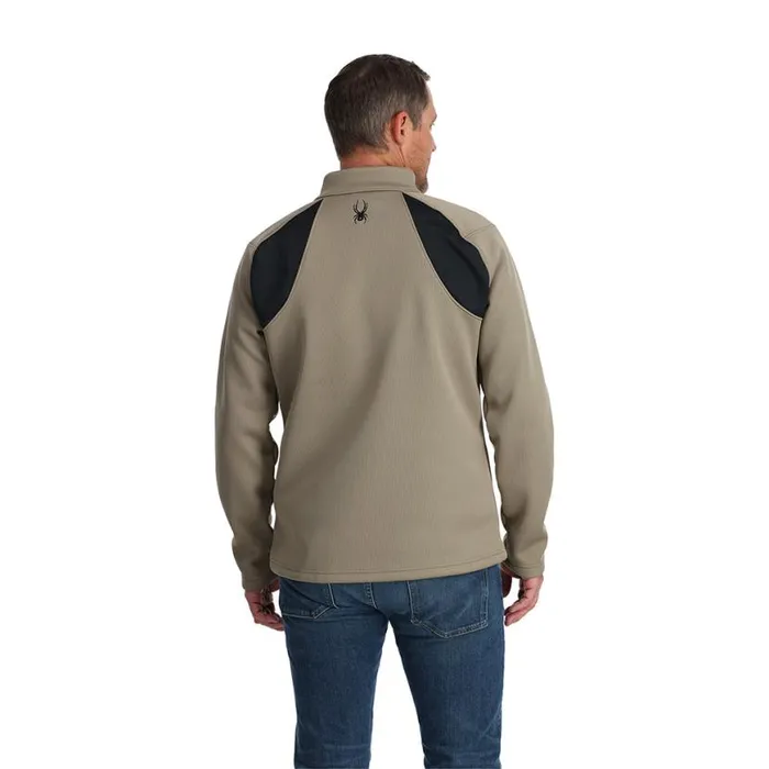 Mens Encore Half Zip Desert Taupe Spyder Fleece