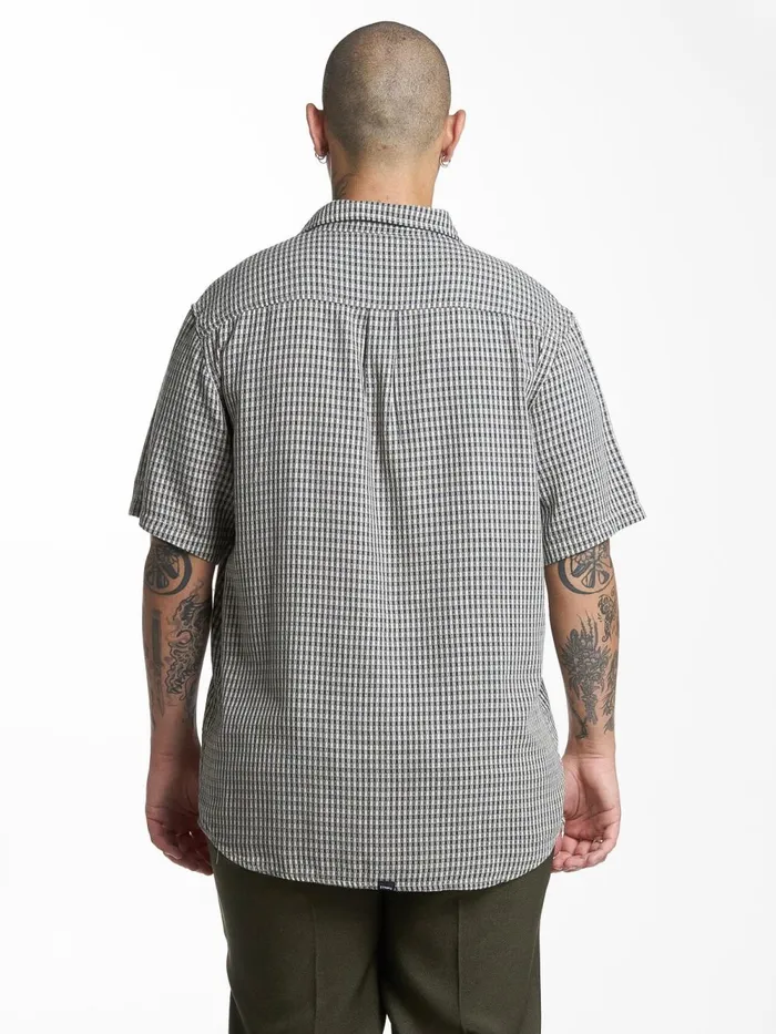 Mens Ever Short Sleeve Shirt Dark Slate Thrills Shirts