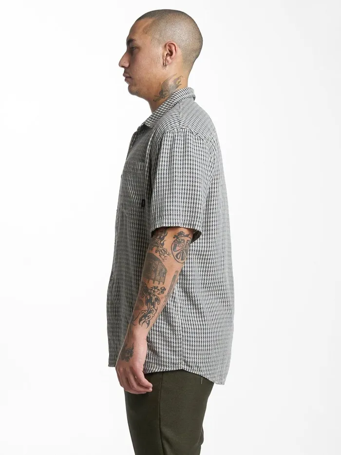 Mens Ever Short Sleeve Shirt Dark Slate Thrills Shirts