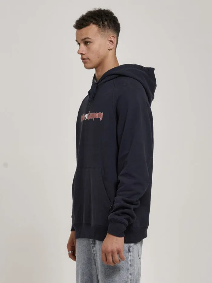Mens Ewing Raglan Pull On Hood Peacoat Thrills Sweaters and Fleece
