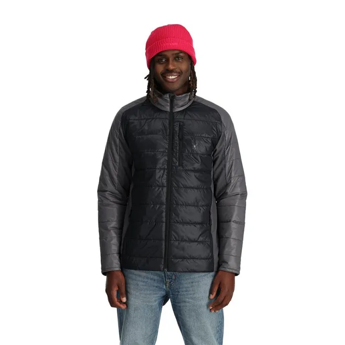 Mens Glissade Black Spyder Insulated