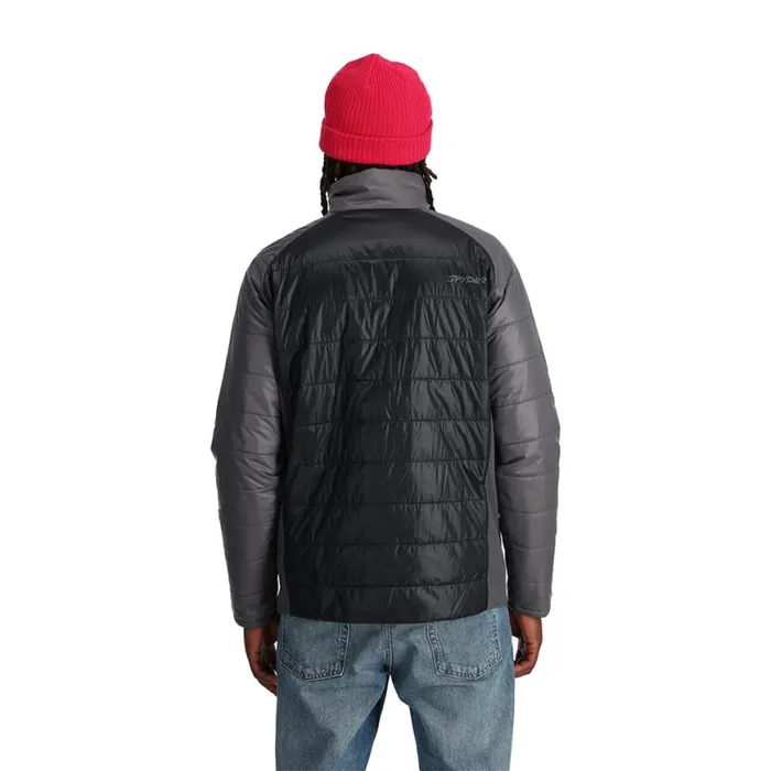 Mens Glissade Black Spyder Insulated