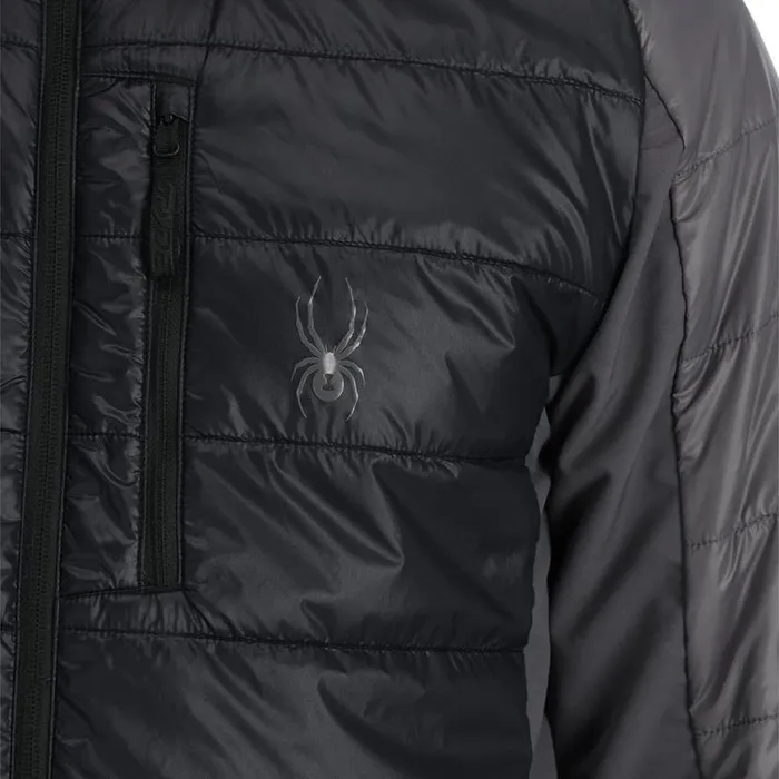 Mens Glissade Black Spyder Insulated