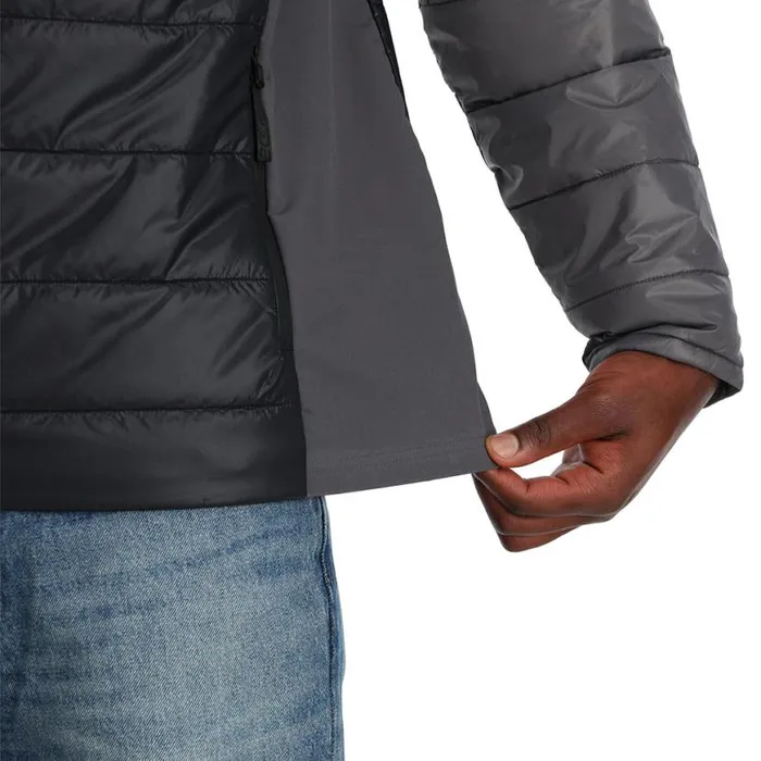 Mens Glissade Black Spyder Insulated