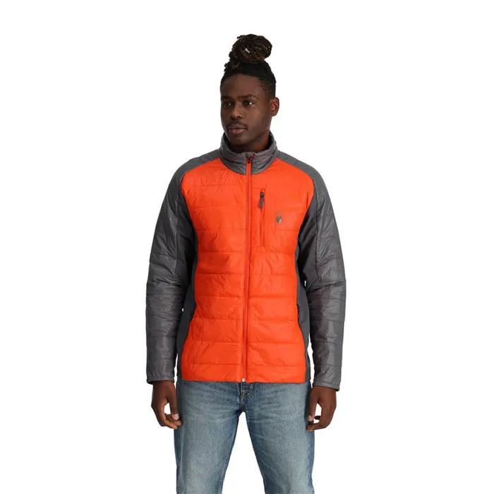 Mens Glissade Twisted Orange Spyder Insulated