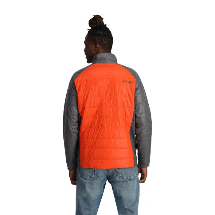 Mens Glissade Twisted Orange Spyder Insulated