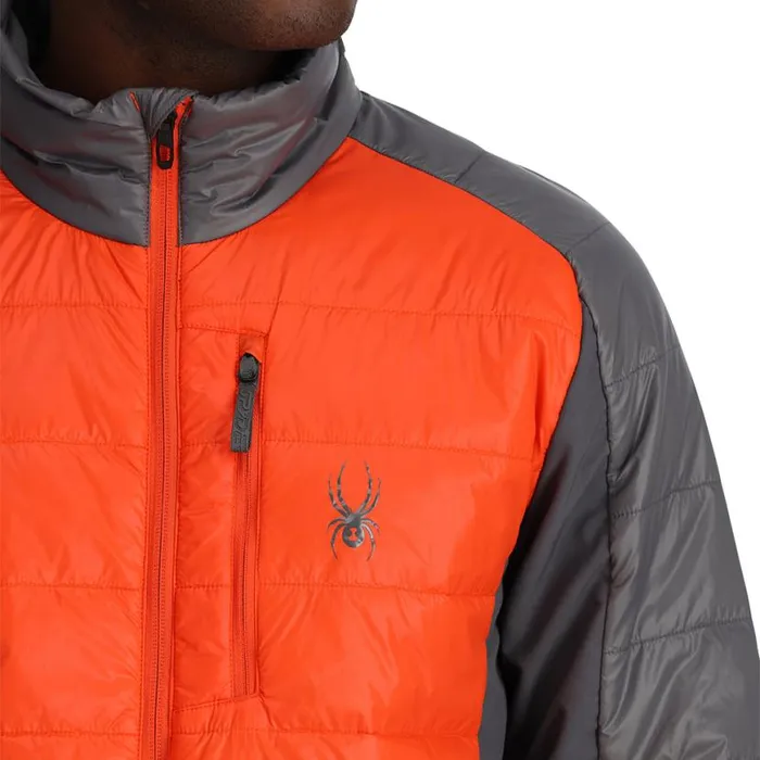 Mens Glissade Twisted Orange Spyder Insulated