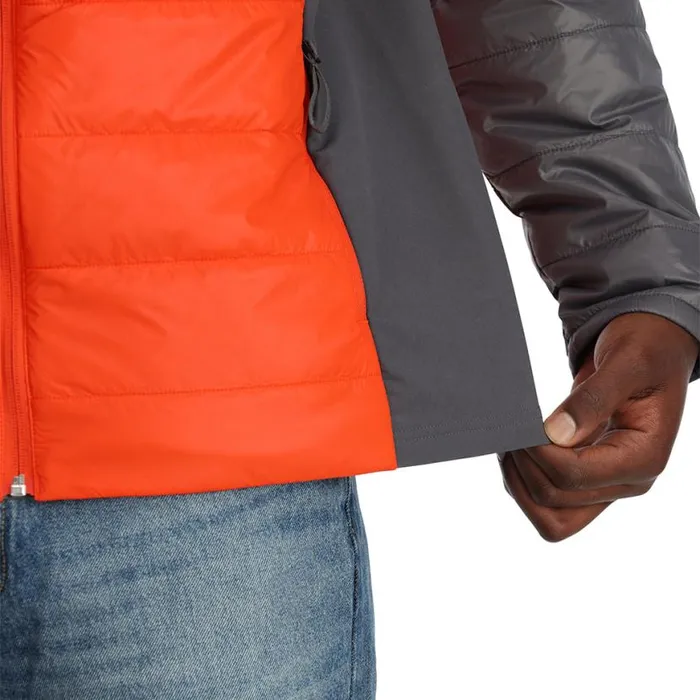 Mens Glissade Twisted Orange Spyder Insulated