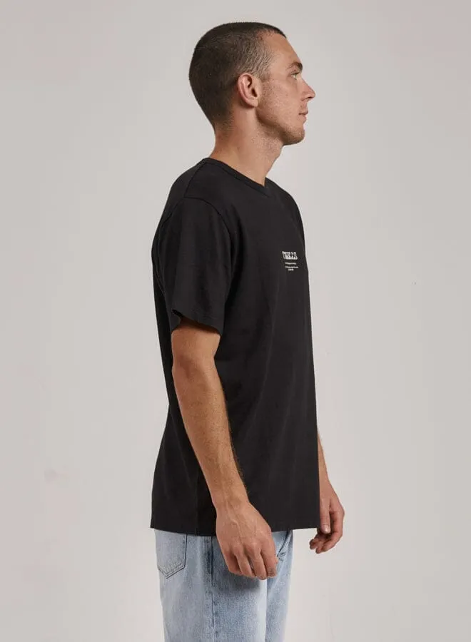 Mens Hemp High Standards Merch Fit Tee Black Thrills Tees and Tank Tops
