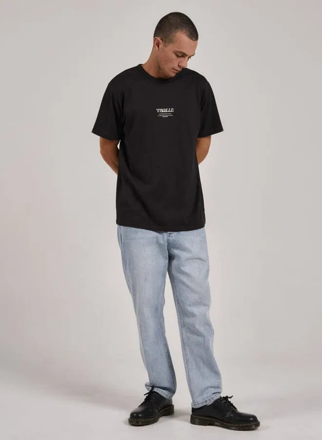 Mens Hemp High Standards Merch Fit Tee Black Thrills Tees and Tank Tops