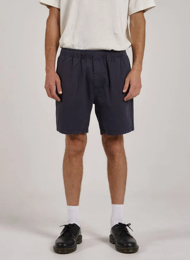 Mens Minimal Work Volley Station Navy Thrills Shorts