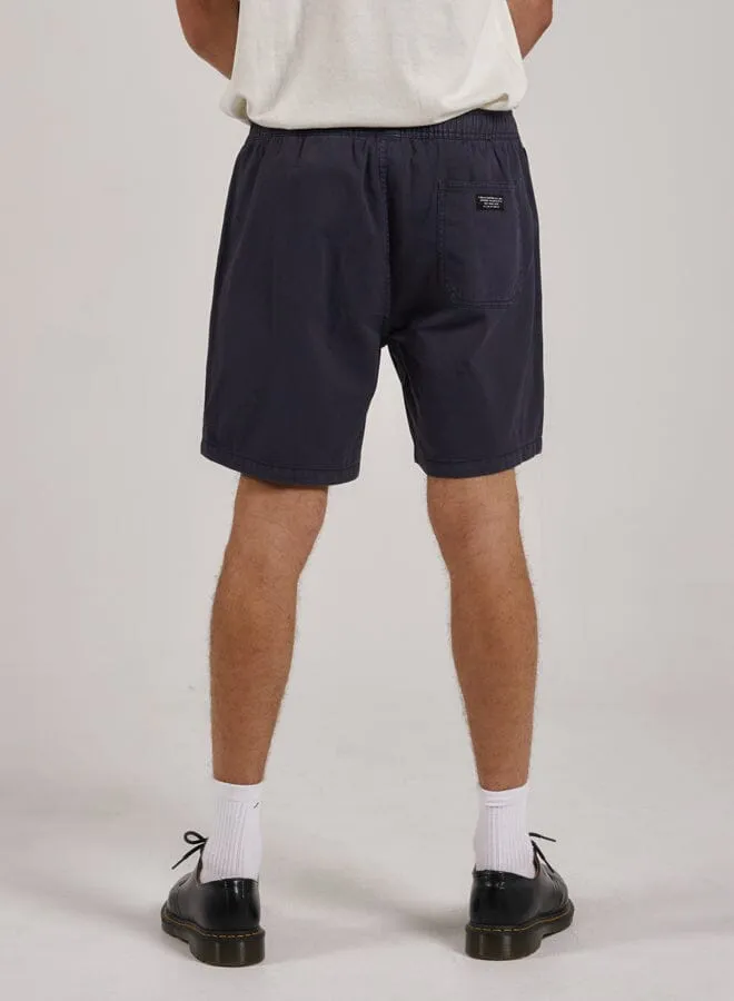 Mens Minimal Work Volley Station Navy Thrills Shorts