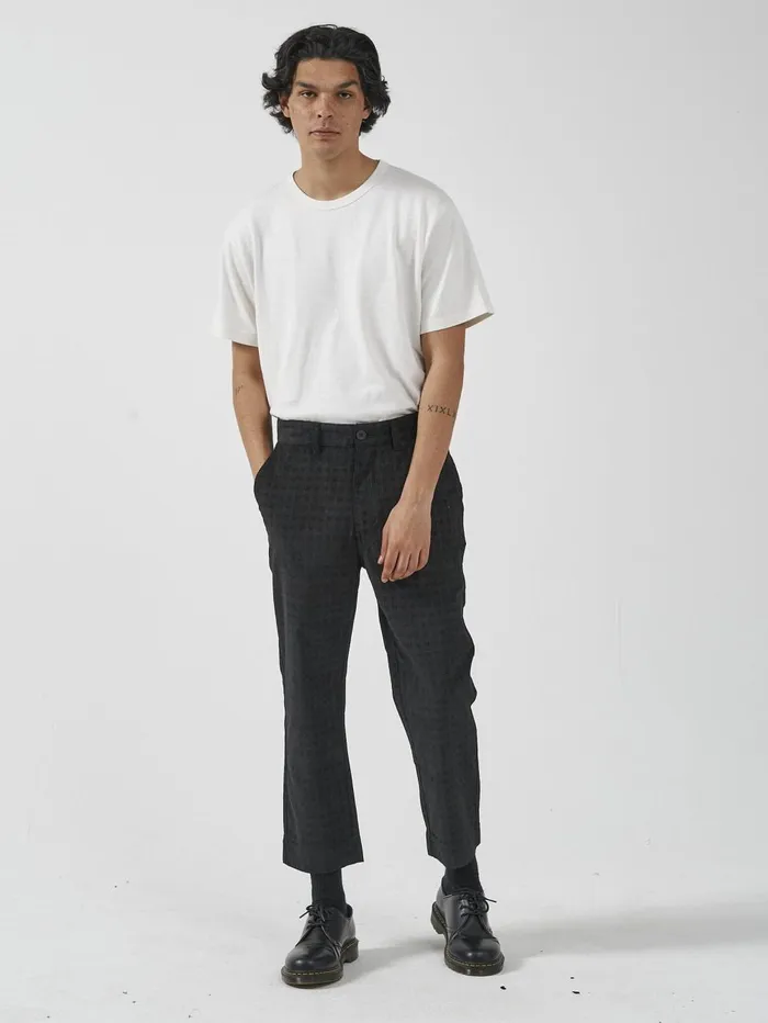 Mens Moor Cord Pant Black Thrills Pants