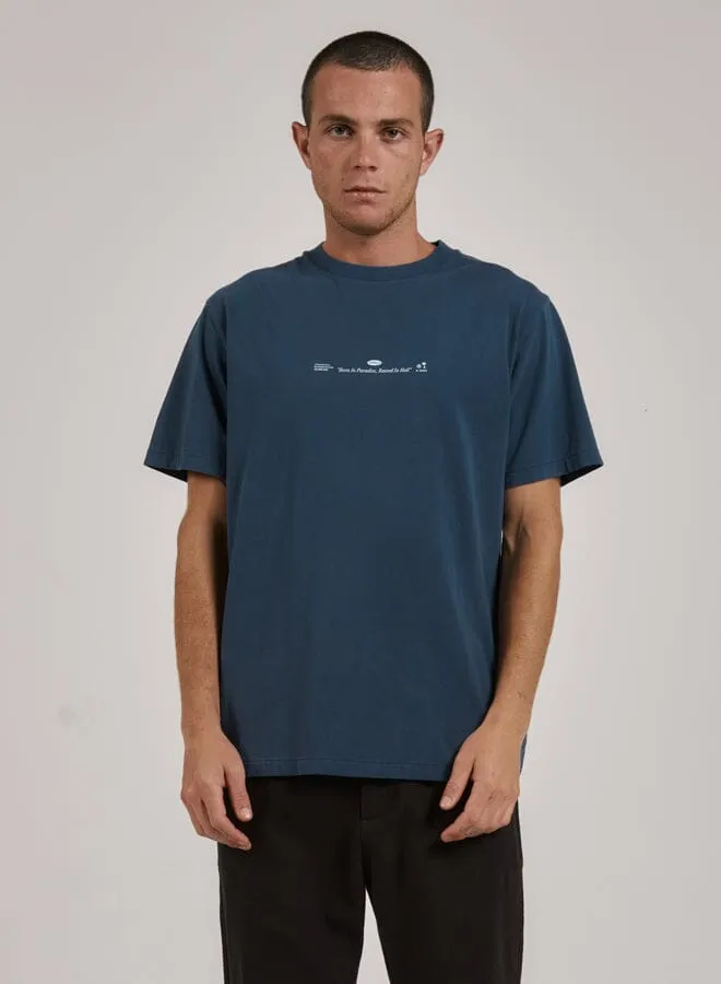 Mens Natural Cooperation Merch Fit Tee New Teal Thrills Tees and Tank Tops