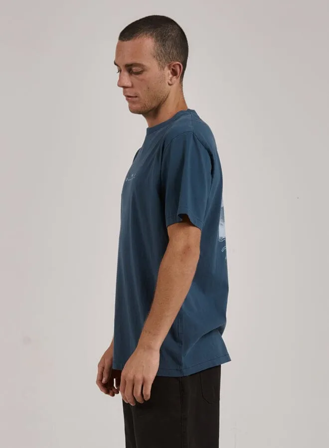 Mens Natural Cooperation Merch Fit Tee New Teal Thrills Tees and Tank Tops