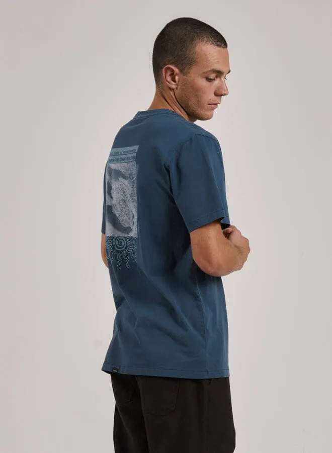 Mens Natural Cooperation Merch Fit Tee New Teal Thrills Tees and Tank Tops