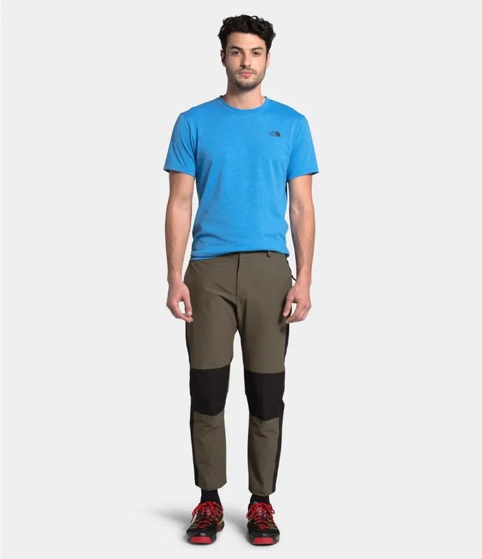 Mens North Dome Active Crop Pant New Taupe Greentnf Black The North Face Active Bottoms