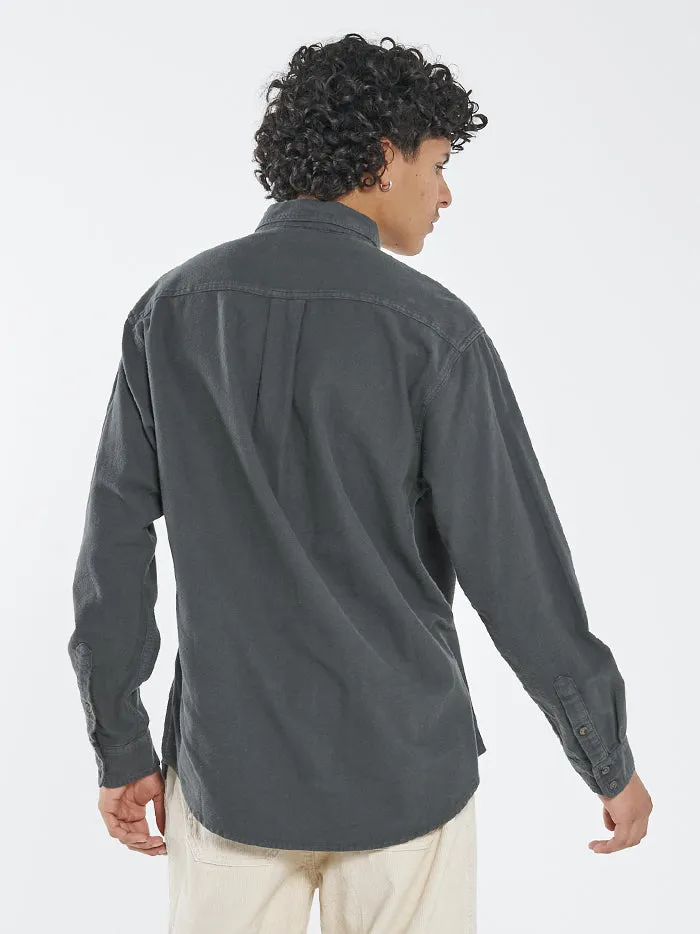 Mens Ops Oversized Long Sleeve Flannel Shirt Deep Forest Thrills Shirts