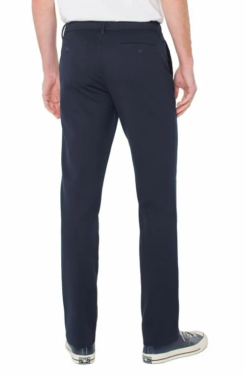Mens Pants Liverpool Los Angeles Pintuck Trouser Jogger Navy