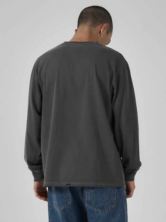 Mens Rise Above Merch Fit Long Sleeve Tee Merch Black Thrills Tees and Tank Tops