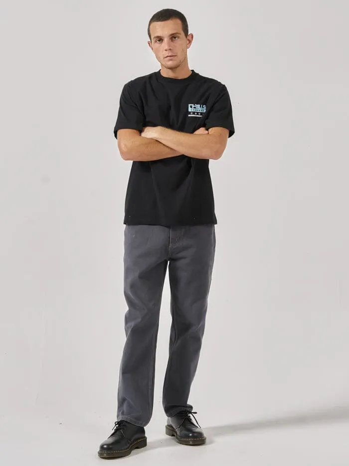 Mens Services Merch Fit Tee Black Thrills Tees and Tank Tops