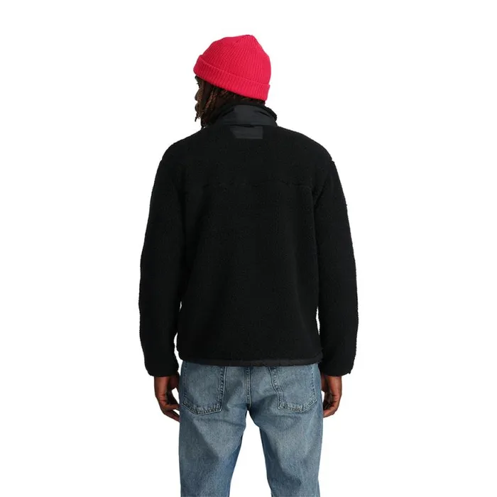 Mens Sherman Full Zip Black Spyder Fleece