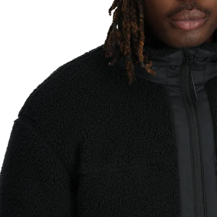 Mens Sherman Full Zip Black Spyder Fleece