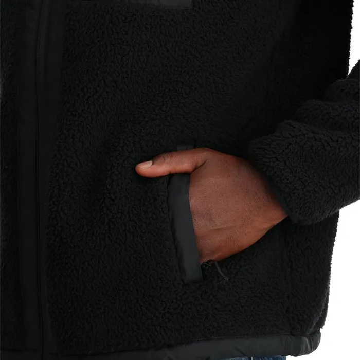 Mens Sherman Full Zip Black Spyder Fleece