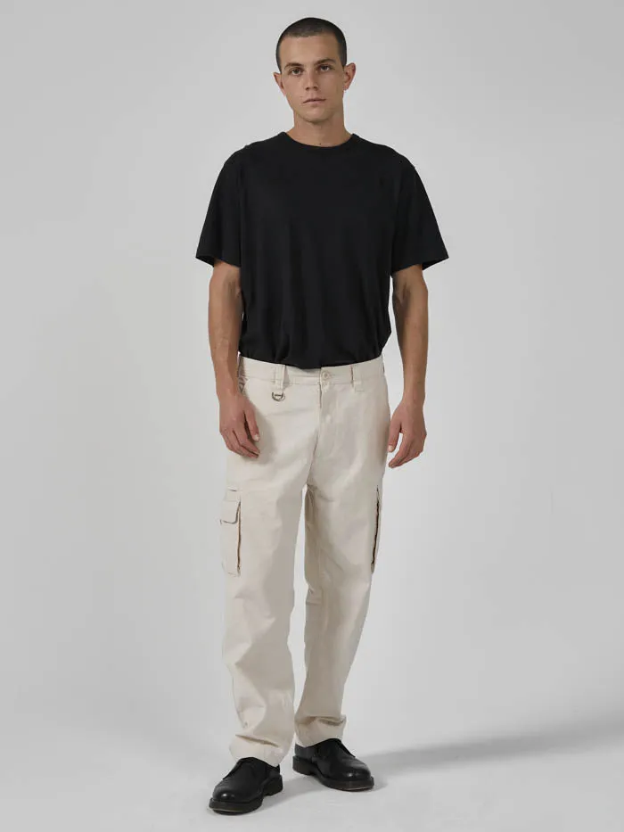 Mens Slacker Cargo Pant Unbleached Thrills Pants