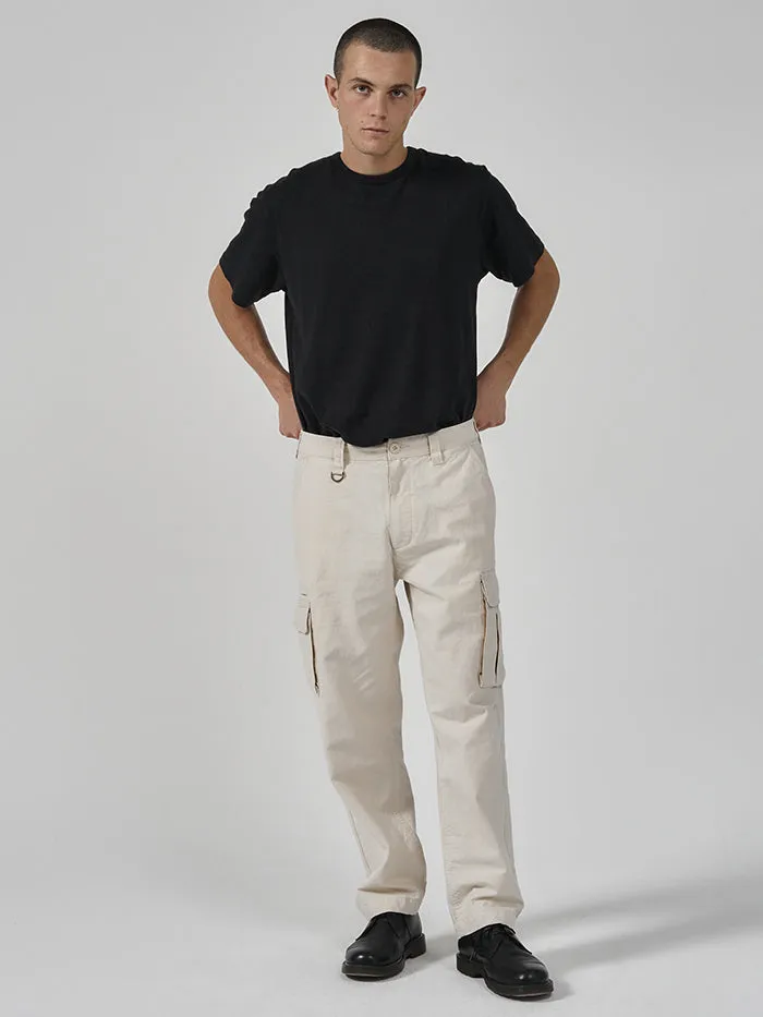 Mens Slacker Cargo Pant Unbleached Thrills Pants