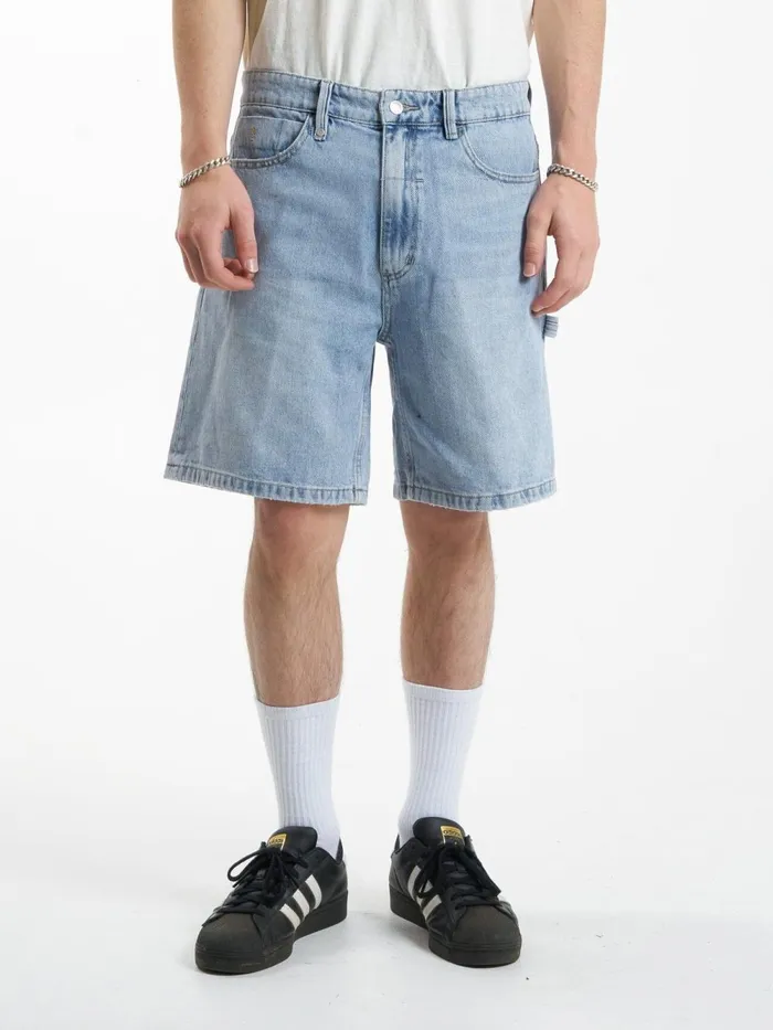 Mens Slacker Denim Short Endless Blue Thrills Denim Shorts