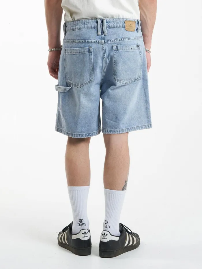 Mens Slacker Denim Short Endless Blue Thrills Denim Shorts