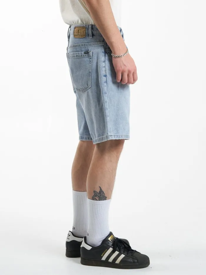 Mens Slacker Denim Short Endless Blue Thrills Denim Shorts