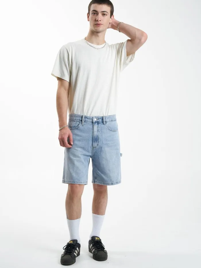Mens Slacker Denim Short Endless Blue Thrills Denim Shorts