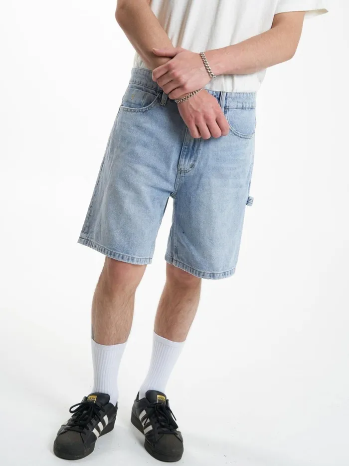 Mens Slacker Denim Short Endless Blue Thrills Denim Shorts