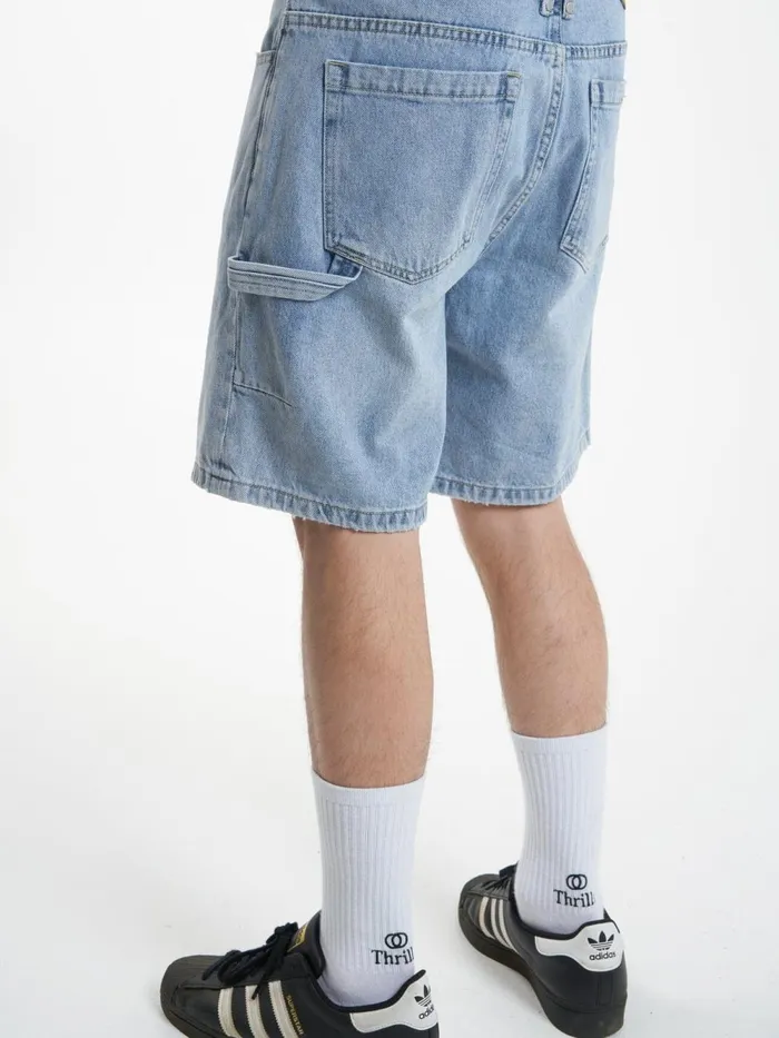 Mens Slacker Denim Short Endless Blue Thrills Denim Shorts