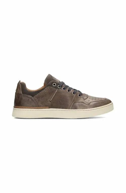 Mens Sneakers Liverpool Los Angeles Launch Textured Leather Sneaker Grey