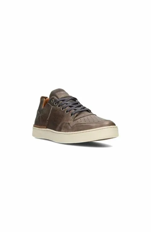 Mens Sneakers Liverpool Los Angeles Launch Textured Leather Sneaker Grey