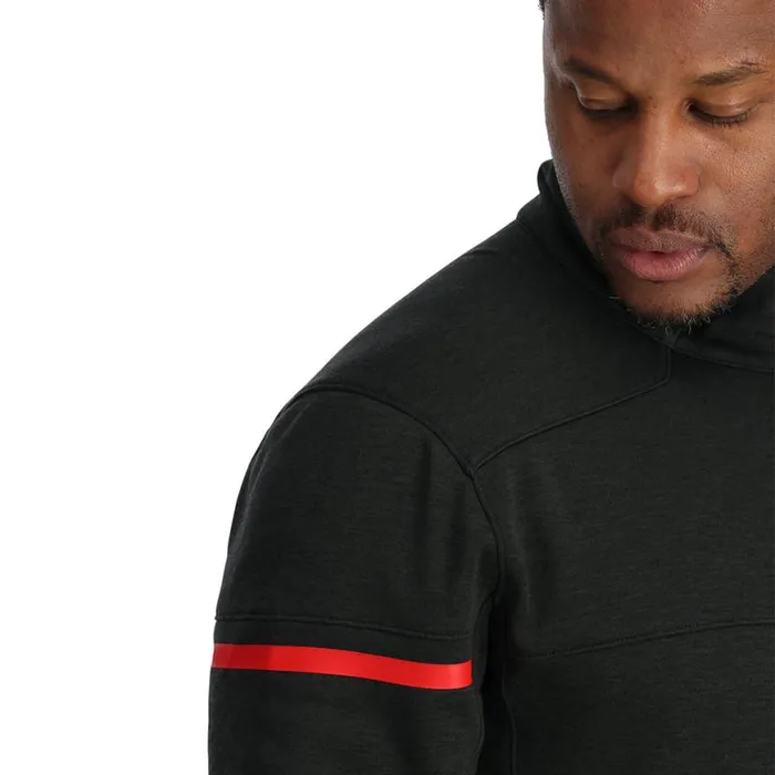 Mens Speed Fleece Full Zip Black Spyder Fleece