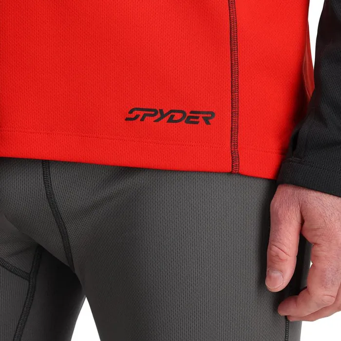 Mens Stretch Charger Hoodie Volcano Spyder Layers