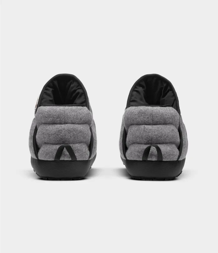 Mens ThermoBall Traction Bootie Wool Tnf Medium Grey Heathertnf Black The North Face Winter Boots