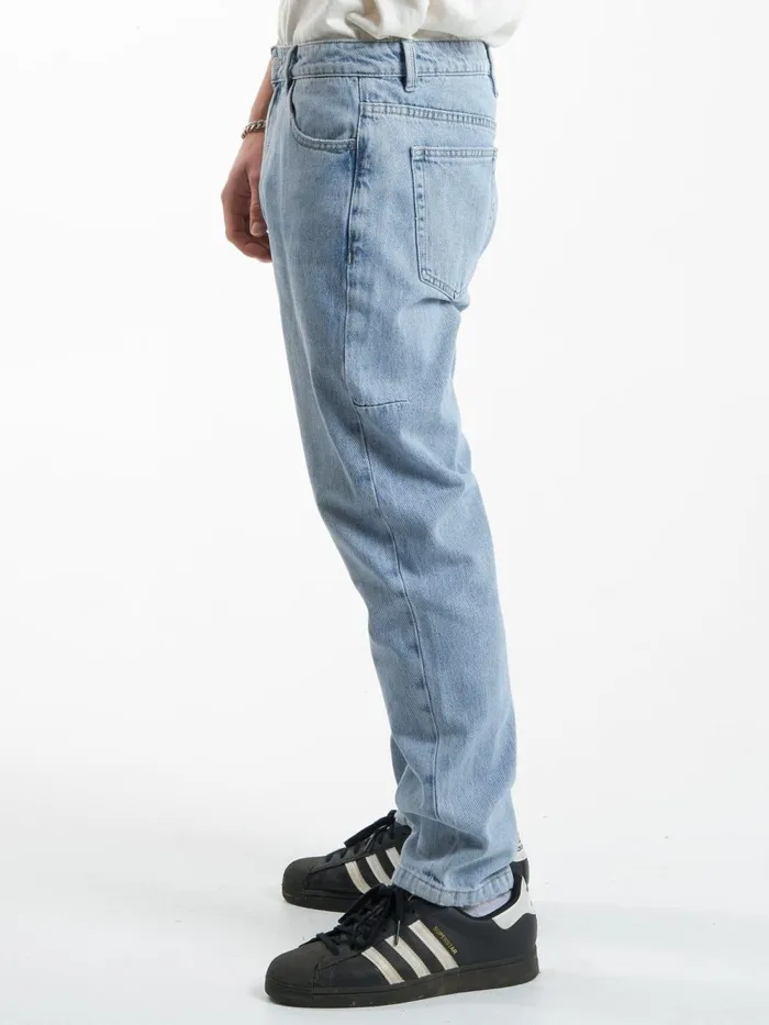 Mens Unchopped Denim Jean Endless Blue Thrills Denim