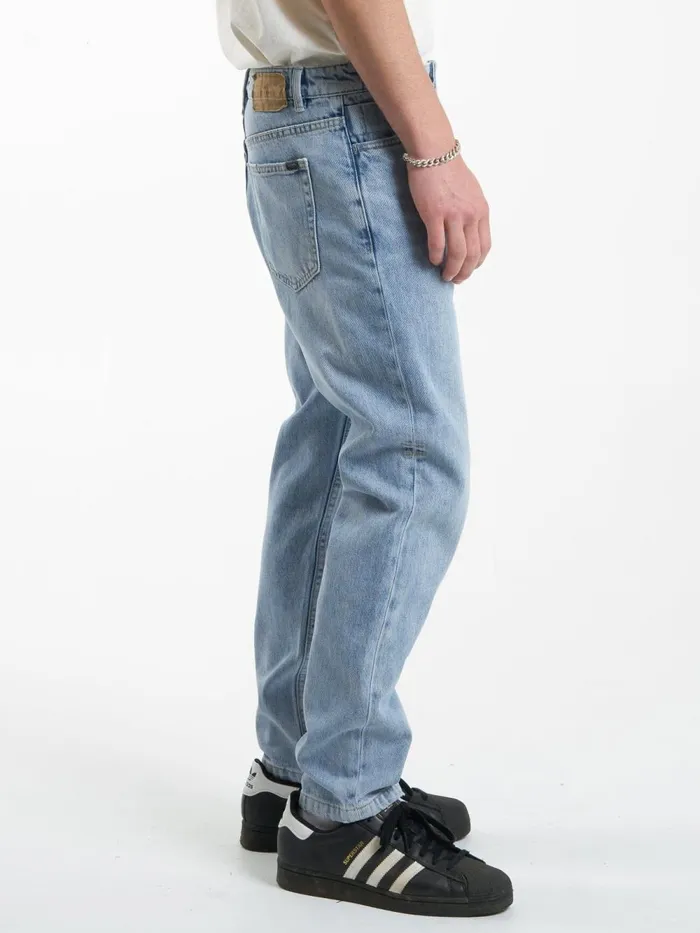 Mens Unchopped Denim Jean Endless Blue Thrills Denim