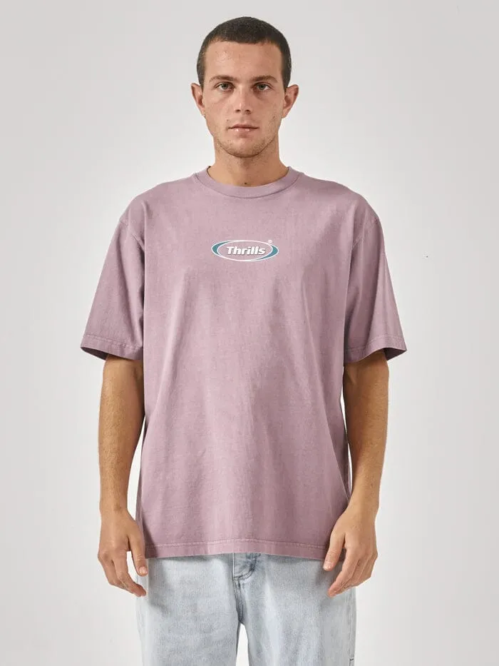 Mens Westside Oversize Fit Tee Sea Fog Thrills Tees and Tank Tops