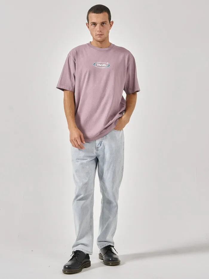 Mens Westside Oversize Fit Tee Sea Fog Thrills Tees and Tank Tops